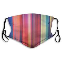 Colorful Stripes Dust Mask Mouth Cover Mask Dust-Proof Anti-Haze Earloop Face Mask