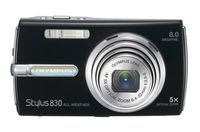 Olympus Stylus 830 8MP Digital Camera with Dual Image Stabilized 5x Optical Zoom (Black)