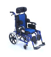 Adjustable Lightweight Wheelchair Ergonomic Fully Lying Driving Medical Child Multi-Functional Wheelchair Car for Cerebral Palsy, Kids