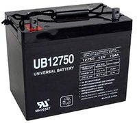 Universal Power Group UB12750 12V 75AH Battery Replacement for Lithonia ELTLC200S11 Emergency Exit