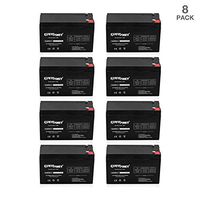 ExpertPower 12v 7ah Rechargeable Sealed Lead Acid Battery || EXP1270|| Replaces APC Back-UPS ES 500 VA, BE500C, BE500U (8 Pack)