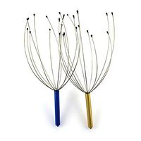 2 Pieces Hand Held Scalp Head Massager (Random Color) (2)