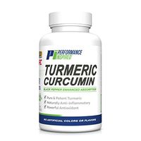 Performance Inspired Nutrition Turmeric Curcumin, 60Count