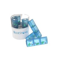 Bluestone Daily Pill Organizer- 7 Day Weekly 21 Compartment Medication and Vitamin Storage Organizer- 3 Times a Day Morning, Afternoon, and Evening