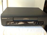 Panasonic PV-7400 VCR Video Cassette Recorder 4-Head Hi-Fi Stereo Omivision VHS Player. . Works Great. Comes with A/V cable for TV connection