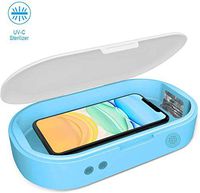 UV Cell Phone Sanitizer,Smartphone Sanitizer Sterilizer Cleaner,Aromatherapy Function Disinfector,Cell Phone Cleaners UV Light Sanitize Box All Phones Jewelry Watch