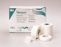 3M - Durapore - Medical Tape 3M - Durapore - Silk-Like Cloth 1 Inch X 10 Yard White NonSterile - 120/Case - McK