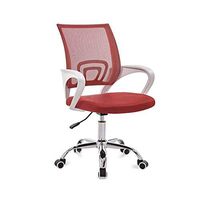 ZLFLD Office Chair Lift Computer System seat Back Support Waist Chair Waterproof Computer System seat Back Staff Chair Back Hospitality Chair Back Office Chair (Color : Red)