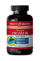 Bone Health Supplements - Norwegian COD Liver Oil with Vitamins A & D3/EPA & DHA - Cod Liver Oil Nature - 1 Bottle 250 Softgels