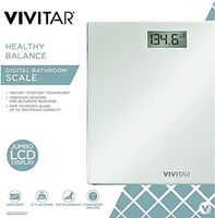 Vivitar Digital Bathroom Scale, Clear, PS-V134-W, 3.93 Pound