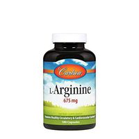 Carlson Laboratories L-Arginine 180 Capsules, 0.3 Pound