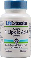 Life Extension Super R-lipoic Acid, Vegetarian Capsules, 240 mg, 60-Count (60 caps)