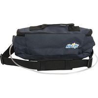 Roscoe Medical Oxygen Cylinder Fanny Pack/Shoulder Bag for ML6, M7 Oxygen Cylinders, Navy Blue