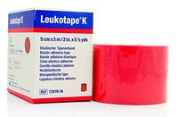 Leukotape K - Therapeutic Kinesiology Tape - 2" x 5.4 Yard Roll Red