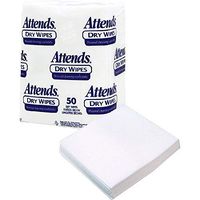 Attends Dry Wipes, 10" x 13", Medium-Weight (Case of 1000)
