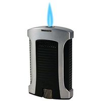 Colibri Daytona Single Jet Flame Lighter - Chrome & Black