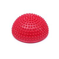AKOAK 1 Pack Colorful Foot Massage Hedgehog Shape Foot Pad Fitness Yoga Massage Ball for Kids and Adults (red)