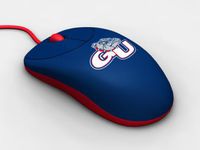 Rhinotronix.com Gonzaga Bulldogs Optical Computer Mouse