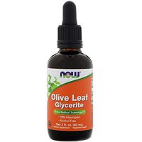 Now Foods Olive Leaf Extract, 2 OZ 18% STD GLYCERITE (Pack of 4)