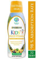 Premium Kids Liquid Multivitamin & Superfood -100% DV of 14 Vitamins for Kids. Multi-Vitamin for Children Ages 4+. Great Tasting, Non-GMO, No Sugar - Max Absorption - 16 oz, 32 Serv