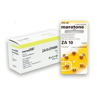 60 Renata Maratone Hearing Aid Batteries Size: 10