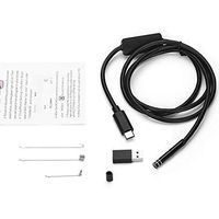 Mimgo 5.5mm USB Type-C Android Endoscope, 6 LED Waterproof Inspection Camera with 1M Snake Soft Wire for Android