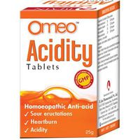 Homeo Antacid Tablets for Indigestion by Bjain Omeo, regulates stomach acidity with Lycopodium, Natrum Phos, Carbo Veg, 25 Gms Pack of 2