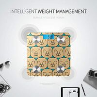 Bluetooth Weighing Scale Cartoon Cute Honest Dog Pet Chow Chow Smart Weight Scale Body Fat Composition Monitor Analyzer with Smartphone App for Body Management-396 Lbs