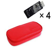 cooler bag Portable Insulin cool bag Diabetic Insulin Travel Case Size:2095 Late-model PU Fabric Aluminum Foil ice bag,and four ice packs1