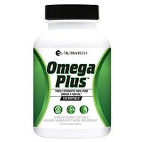Omega Plus – 4X Strength Complete Fish Oil Supplement with Omega 3. 1600MG of Essential Fatty Acids EPA and DHA Per Serving
