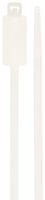 Identification Marker Vertical Cable Tie, 50lbs Tensile Strength, 2" Bundle Diameter, 0.510" x 1.10" Marker, 0.183" Width, 7.8" Length