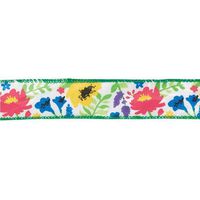 Burton and Burton 1805203#9 Spring Garden Wired Ribbon, Multicolor