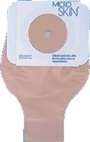 Cymed One-piece Drainable Pouch with Pre-cut MicroSkin Adhesive Barrier and 3mm Thin MicroDerm Washer 1" Stoma Opening, 9" L, Medium, Opaque, Odor-proof Film, Comfort Backing, Latex-free (Box of 10 Each)