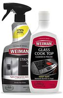 Weiman Stainless Steel Cleaner and Cooktop Heavy Duty Polish - Powerful Appliance Kitchen Cleaning Kit