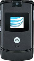 Motorola RAZR V3 Prepaid GoPhone, Black (AT&T) with $50 Airtime Credit