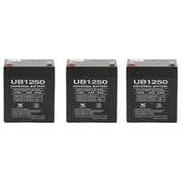 Universal Power Group 12V 5Ah Roketa ES-46 E-Scooter Battery - 3 Pack