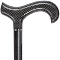 Mesh Carbon Black Standard Walking Cane