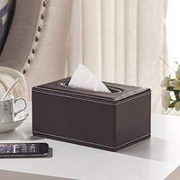 T-ZJHC Tissue Box Living Room Dining Room Tray Creative Home Simple and Lovely, Brown Trumpet