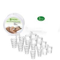 8PCS/Box Anti-Snoring Nose Vents Soft Silicon Stop Snoring Device Night Sleep Nose Clip Device Snore Buster Anti Snore Nasal Di