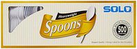 Solo White Heavyweight Spoons - 500 ct, (3-Pack)