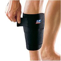 LP Shin & Calf Support (Black; One Size Fits Most) - Provides Compression & Support Over Calf & shin