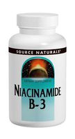 Source Naturals Niacinamide Vitamin B-3 100mg, 250 Tablets (Pack of 3)