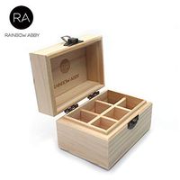 Essential Oils Storage for 6 Bottles, Essential Oils Carrying Case / Essential Oil Travel Case / Holds RA OILS Containers / Essential Oil Holder Organizer