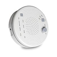 OWIKAR White Noise Sound Machine, High Fidelity Noise Machine with 8 Relaxing Nature Sounds for Baby Kids Adult - Multiple Timer Settings, Battery or USB Charging Options (White)