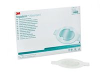 3M Tegaderm Absorbent Clear Acrylic Dressing 3" x 3.75" Box: 5