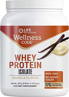Life Extension Wellness Code Whey Protein Isolate, Vanilla, 403 Gram