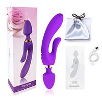 Wireless Portable Personal Rear Neck and Shoulder Massage Leg Muscles -Relieve Stress and Relax-Personal Exercise Equipment (Purple)