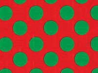 Pack of 1, Giant Dot 26" x 417' Half Ream Gift Wrap (Foil) for Holiday, Party, Kids' Birthday, Wedding & Special Occasion Packaging