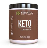 Essential Supplements® Exogenous Ketones Keto BHB Chocolate Powder for Ketogenic Diet | Supports Weight Loss, Energy, Focus and Ketosis | Beta-Hydroxybutyrate Ketone Supplement