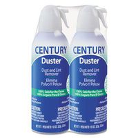 Century Duster Disposable Compressed Gas Duster, 10 oz, 2/Pk